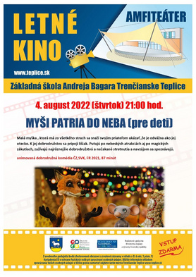 Letné kino: Myši patria do neba (pre deti)