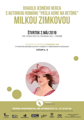 Literárna jar: Divadlo jedného herca s Milkou Zimkovou