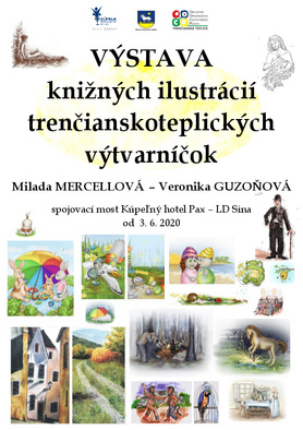 Výstava knižných ilustrácií trenčianskoteplických výtvarníčok od 03.06.2020
