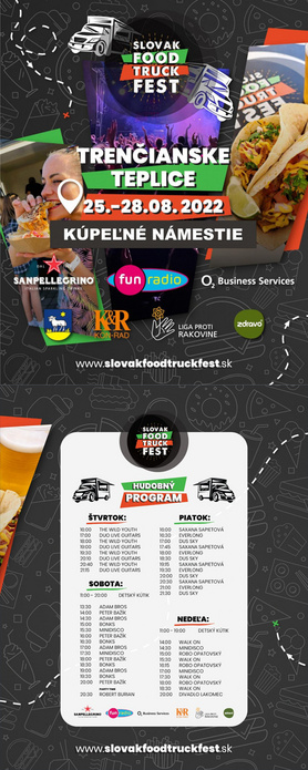 Slovak Food Truck Fest, , 25.-28.08.2022