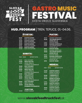 Slovak Food Truck Fest, 01.-04.06.2023
