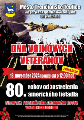 Spomienkové podujatie pri príležitosti Dňa vojnových veteránov