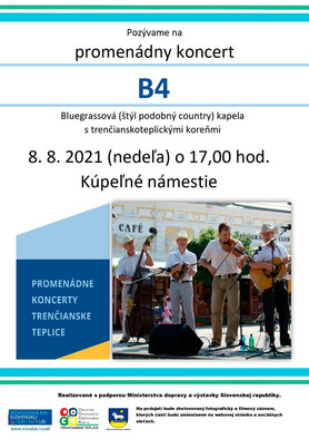 Promenádny koncert: Kapela B4