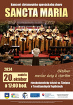 Koncert chrámového speváckeho zboru Sancta Maria