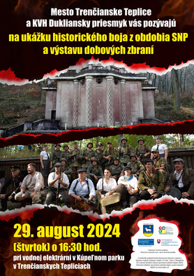 Ukážka historického boja z obdobia SNP a výstava dobových zbraní
