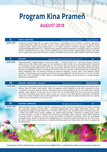 Kino Prameň - program na august