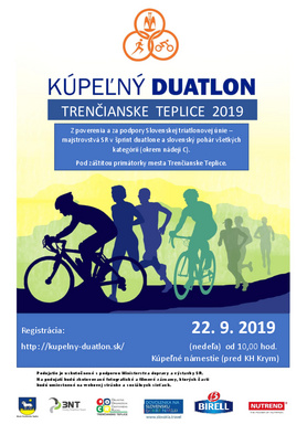 Kúpeľný duatlon Trenčianske Teplice 2019
