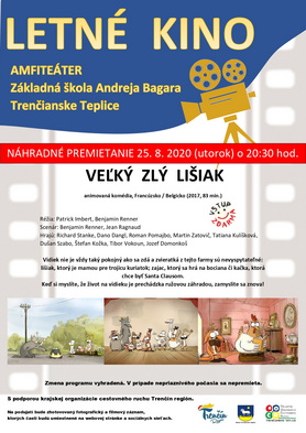 Letné kino - animovaná komédia Veľký zlý lišiak