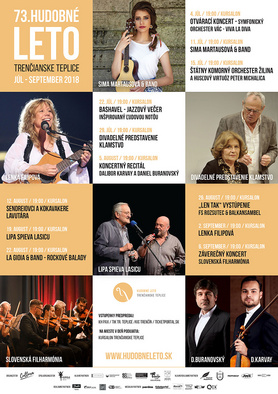 Program 73. ročníka festivalu Hudobné leto