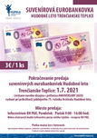 Predaj suvenírovej eurobankovky Festival Hudobné leto od 01.07.2021