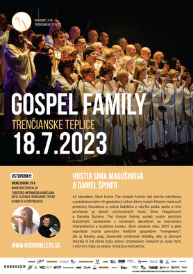 Hudobné leto: THE GOSPEL FAMILY A HOSTIA - Sima Magušinová a Daniel Špiner