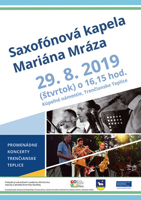 Promenádny koncert: Saxofónová kapela Mariána Mráza