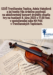 SZUŠ - absolventský koncert 2. stupňa hry na husliach