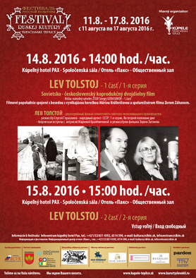 Festival ruskej kultúry – LEV TOLSTOJ - 1 časť filmu spojená s besedou