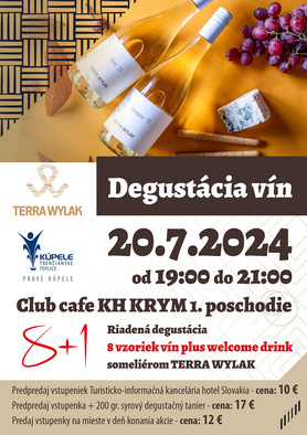 Degustácia vína TERRA WYLAK