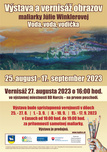 Výstava a vernisáž obrazov Júlie Winklerovej - Voda, voda, vodička, 25.8.-17.9.
