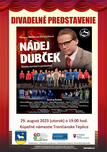 Divadelné predstavenie: Nádej Dubček