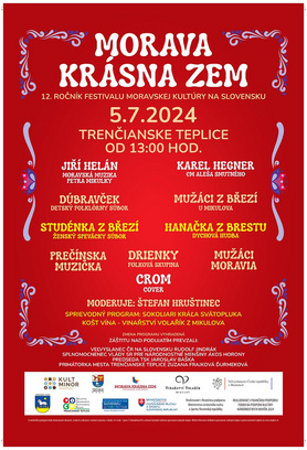 Morava krásna zem - 12. ročník festivalu Moravskej kultúry na Slovensku