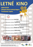 Letné kino - pravidelne každý utorok 07.07.-18.08.2020