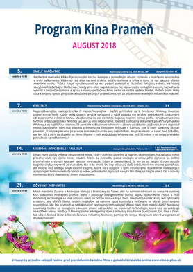 Kino Prameň - program na august