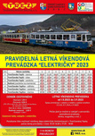 Električka - pravidelná letná víkendová prevádzka 01.05.-03.09.2023