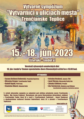 Výtvarné sympózium - Výtvarníci v uliciach mesta - 15.-18.06.2023