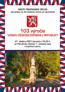 103. Výročie vzniku Československej Republiky
