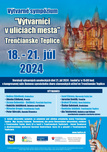 Výtvarné sympózium: Výtvarníci v uliciach mesta Trenčianske Teplice, 18.-21.07.
