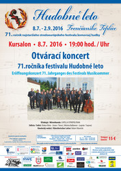 Hudobné leto Trenčianske Teplice 2016