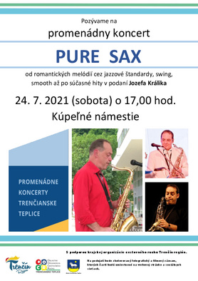 Promenádny koncert: Pure Sax