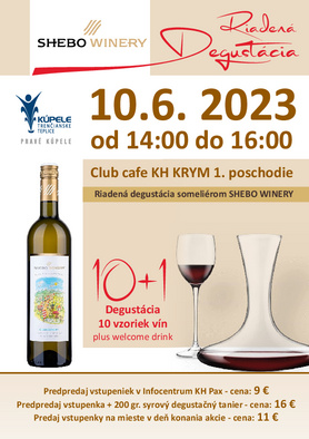 Degustácia vína SHEBO WINERY - z technickych príčin zrušené