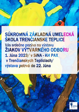 SZUŠ výstava žiakov výtvarného odboru, 01.-22.06.2023