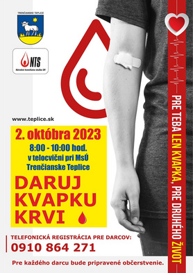 Daruj kvapku krvi