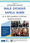 Promenádny koncert: Malá dychová kapela Rubín