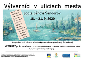 Vernisáž - Výtvarníci v uliciach mesta, 18.-21.09.2020