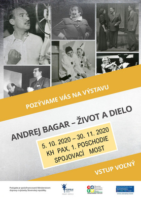 Výstava: Andrej Bagar - Život a dielo, 05.10.-30.11.2020