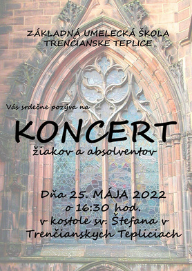 Koncert žiakov a absolventov ZUŠ Trenčianske Teplice