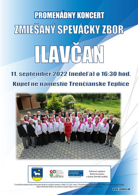 Promenádny koncert: zmiešaný spevácky zbor Ilavčan