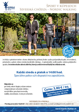 Nordic Walking - pravidelne každú stredu a piatok
