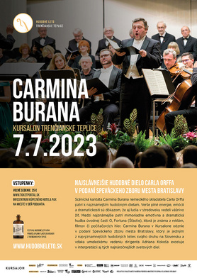 OTVÁRACÍ KONCERT 77. HUDOBNÉHO LETA - Carmina Burana - hudobné dielo Carla Orffa
