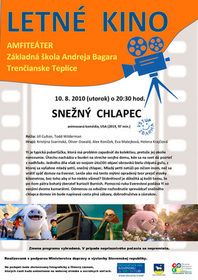 Letné kino: Snežný chlapec - animovaná komédia, USA