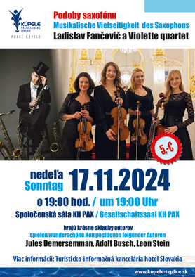 Podoby saxofónu - Ladislav Fančovič a Violette quartet