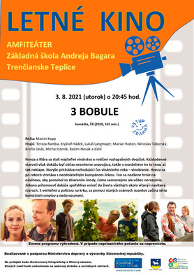 Letné kino: 3 Bobule - komédia, ČR