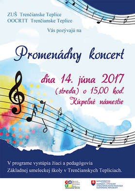 Promenádny koncert ZUŠ Trenčianske Teplice