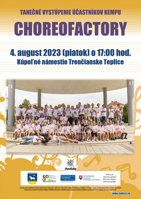 Tanečné vystúpenie účastníkov kempu Choreofactory