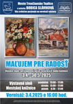 Výstava obrazov: Maľujem pre radosť - Bobica Sláviková, 3.4.-30.5.2025