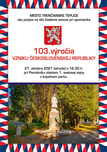 103. Výročie vzniku Československej Republiky