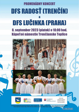 Promenádny koncert: DFS Radosť a DFS Lučinka