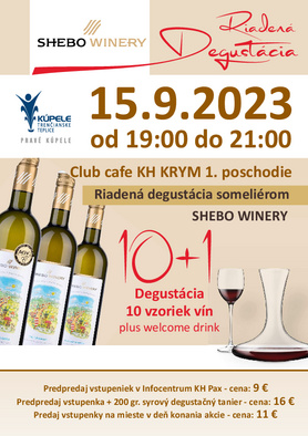 Degustácia vína SHEBO WINERY