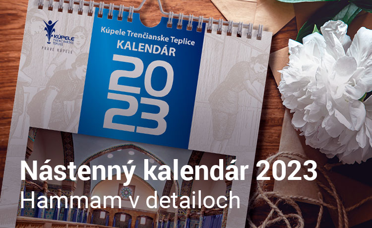 Nástenný kalendár Hammam 2023